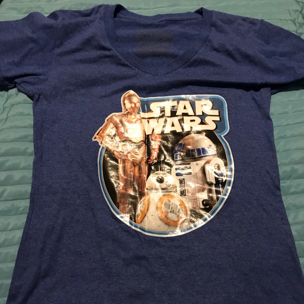 Disney Store Star Wars Droid Tee. Size Small.